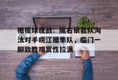 爱游戏-关于橄榄球夜战：陇右银狐队淘汰对手皖江猎隼队，临门一脚致胜观赏性拉满的信息